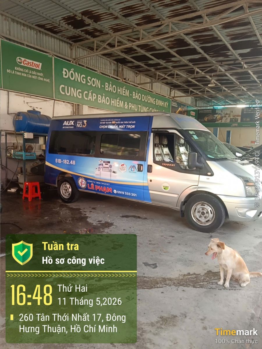 thi cong bang hieu va dan xe oto cho nhan hang dien lanh aux