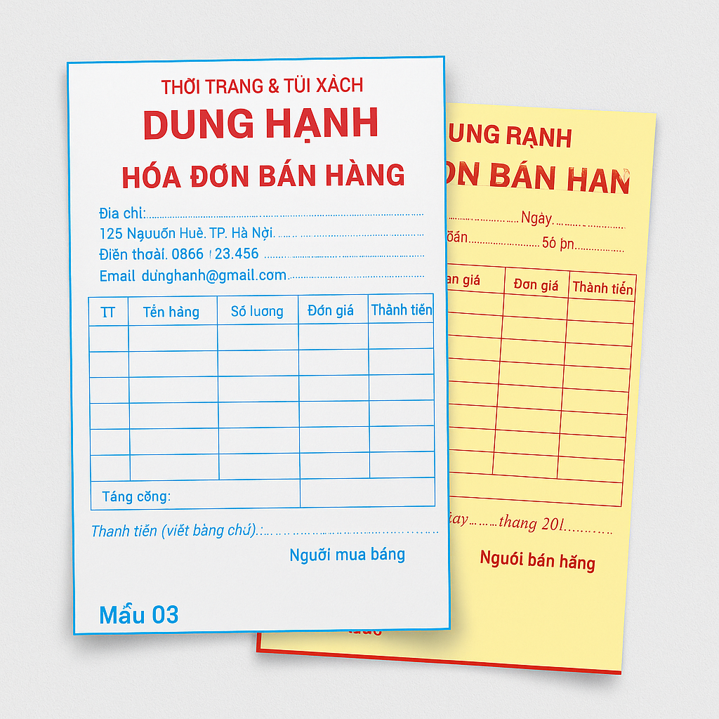 Hóa Đơn Tự In